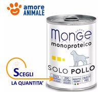MULTIPACK Monge Dog Monoproteico 400 gr. GUSTI VARI - Cibo umido per cane cani