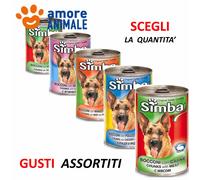 MULTIPACK Monge Simba Bocconi Cane 1230 gr. GUSTI VARI - Cibo umido per cani