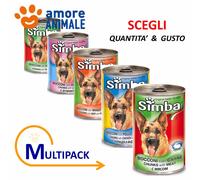 MULTIPACK Monge Simba Bocconi Cane 1230 gr. GUSTI VARI - Cibo umido per cani