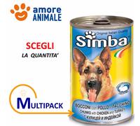 MULTIPACK Monge Simba Bocconi Cane 1230 gr. GUSTI VARI - Cibo umido per cani