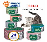 MULTIPACK Oasy Wet Cat More Love - GUSTI A SCELTA 70 gr.- Cibo umido per gatti