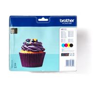 Brother LC-123VALBP cartuccia d'inchiostro 4 pz Originale Nero, Ciano, Magenta, Giallo