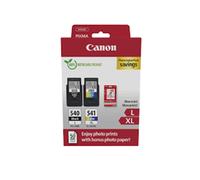 MULTIPACK ORIGINALE CANON 540L BK 541XL CMY + GLOSSY PHOTO PAPER