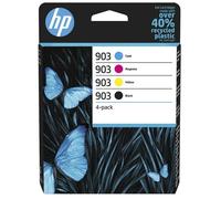 HP Confezione da 4 cartucce di inchiostro nero, ciano, magenta, giallo originali 903
