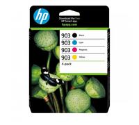 HP Confezione da 4 cartucce di inchiostro nero, ciano, magenta, giallo originali 903