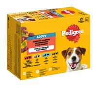 Multipack Pedigree in Gelatina Umido per cane - 12 x 100 g Selezione mista in gelatina (4 varianti)