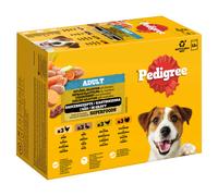 Multipack Pedigree in Salsa Umido per cane - 12 x 100 g Selezione di pollame (4 varanti)
