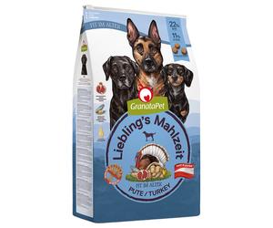 Multipack risparmio! 2 x 10 kg / 12 kg GranataPet Crocchette per cane - 2 x 10 kg Senior Tacchino