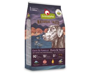 Multipack risparmio! 2 x 10 kg / 12 kg GranataPet Crocchette per cane - 2 x 12 kg Natural Taste Anatra e Trota