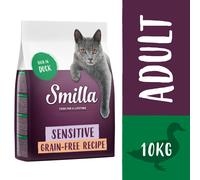 Multipack risparmio! 2 x 10 kg Smilla Crocchette per gatti - Sensitive Anatra