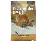 Multipack risparmio! 2 x 2 kg Taste of the Wild Crocchette per gatti - Canyon River Feline