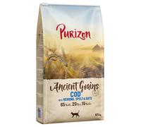 Multipack risparmio! 2 x 6,5 kg Purizon Adult con Grani antichi per gatto - Merluzzo