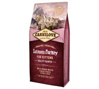 Multipack risparmio! 2 x 6 kg Carnilove Crocchette per gatti - Kitten Healthy Growth Salmone & Tacchino