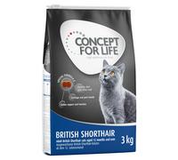 Multipack risparmio! 2 x Concept for Life per gatti - ricetta migliorata! - 2 x 3 kg British Shorthair Adult