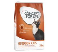 Multipack risparmio! 2 x Concept for Life per gatti - ricetta migliorata! - 2 x 3 kg Outdoor Cats