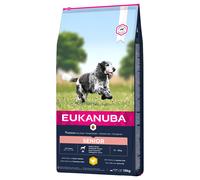 Multipack risparmio! 2 x Eukanuba Crocchette per cane - 2 x 15 kg Caring Senior Medium Breed Pollo