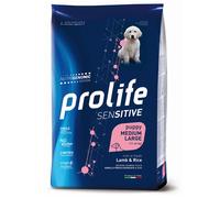 Multipack Risparmio! 2 x Prolife - 2 x 10 kg Puppy Sensitive Medium/ Large Agnello & Riso