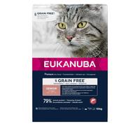 Multipack risparmio! 2x Eukanuba Crocchette per gatti - Senior Grain Free Salmone