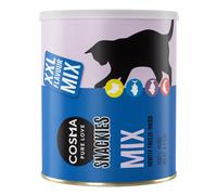 Multipack Risparmio! 3 x Cosma Snackies XXL Maxi Tube Snack per gatti - Mix 3: 3 x 160 g confezione assortita con Salmone, Pollo, Tonno, Pesce bianco
