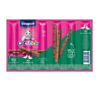 Multipack risparmio! 48 x 6 g Vitakraft Cat Stick Mini - Anatra & Coniglio