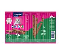 Multipack risparmio! 48 x 6 g Vitakraft Cat Stick Mini - Anatra & Coniglio