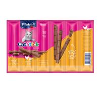 Multipack risparmio! 48 x 6 g Vitakraft Cat Stick Mini - Pollo & Fegato