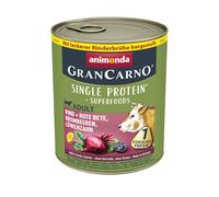 Multipack risparmio! animonda GranCarno Adult Superfoods 24 x 800 g - Manzo + Barbabietola, Mora, Tarassaco