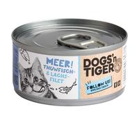 Multipack risparmio! Dogs'n Tiger Cat Filet 24 x 70 g - Filetto di tonno e salmone