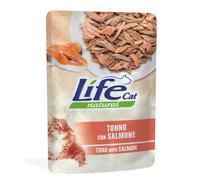 Multipack risparmio! Life Cat Natural Adult Buste 24 x 70 g umido gatto - Tonno con Salmone