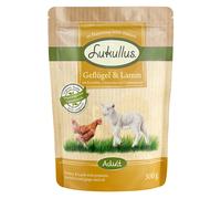 Multipack Risparmio! Lukullus in buste 48 x 300 g - Senza cereali Pollame & Agnello