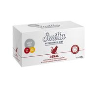 Multipack risparmio! Smilla Veterinary Diet Pacco misto 24 x 100 g - Renal: Pollo + Manzo