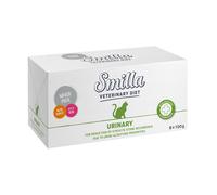 Multipack risparmio! Smilla Veterinary Diet Pacco misto 24 x 100 g - Urinary: Tacchino + Vitello