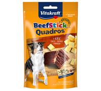 Multipack risparmio! Vitakraft Beef Stick Quadros 7 x 70 g - Formaggio