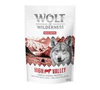 Multipack risparmio! Wolf of Wilderness Snack - Wild Bites 3 x 180 g - High Valley - Manzo (Monoproteico)