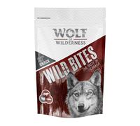 Multipack risparmio! Wolf of Wilderness Snack - Wild Bites 3 x 180 g -The Taste of Canada: manzo, tacchino, merluzzo