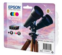 Multipack T02V640 Originale Epson 502 serie Binocolo nero giallo mangenta ciano