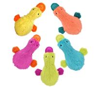 MULTIPET Duckworth, morbido peluche per cani, con squittio, interattivo, per giocare a recupero, durevole, leggero, non tossico, per razze grandi, medie e piccole, 33 cm