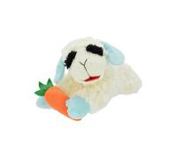 Multipet Spring Easter Lammkotelett mit hellblauen Ohren, h lt Karotte, Pl sch-Quietscher-Hundespielzeug 11 Zoll