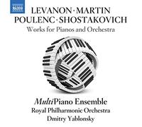 Works For Pianos And Orchestra - Multipiano Ensemble: Levanon, ... (Audio Cd)