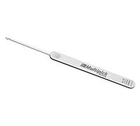 Multipick Elite - Estrattore professionale Lockpicking Dietrich - 0,6 mm - Made in Germany - Set di serrature - Set Dietrich per uso professionale per chiavi e autorità pubbliche, cromato