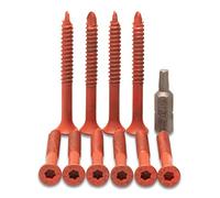 MULTIPICK Viti di Fissaggio [4.8 x 48 mm] Vite - Lock picking - Viti - Set Viti - Lockpicking set - Lock picking kit - Apri serratura - Viti Acciaio inox nautica - Chiave topolino per Porte - 10 pezzi