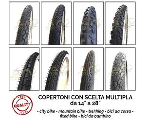 MULTIPLA 2 COPERTONI 2 CAMERE D'ARIA TUTTE LE MISURE E COLORI PER BICI CICLO