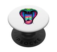 Multiple Exposure Art Cobra Serpente Cobri PopSockets PopGrip Adesivo
