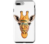 Multiple Exposure Art Giraffa Giraffe Custodia per iPhone 7 Plus/8 Plus