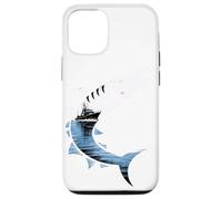 Multiple Exposure Art Grande Barracuda Pesca Pescatore Custodia per iPhone 12/12 Pro