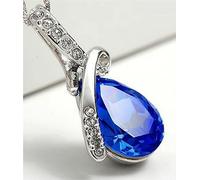 Multiple Heart-shaped Water Drop Wishing Bottle Torques Crystal Torques 's Date Jewelry Gift Nice processing