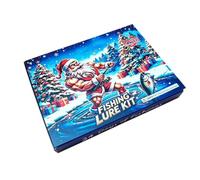 Multiple Lures Fishing Christmas Countdown Calendar 24 Days Advent