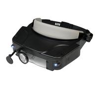 Multiple Magnification Head Mounted Magnifier Glass For Ease Of Use In Jewelry Evaluations And Fine Repair Multiple Power Magnifying Glass