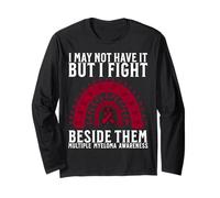 Multiple Myeloma Awareness Support Blood Cancer Awareness Maglia a Manica