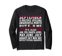 Multiple Myeloma Awareness Support Blood Cancer Awareness Maglia a Manica